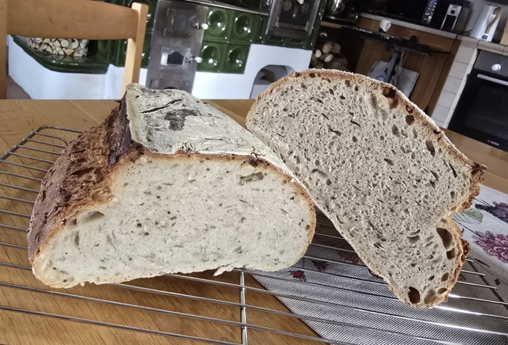 Chleba od účastníka kurzu