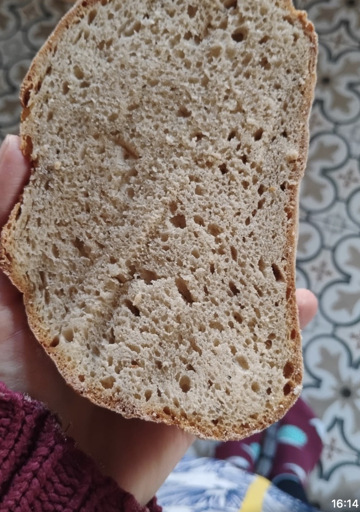 Chleba od účastníka kurzu